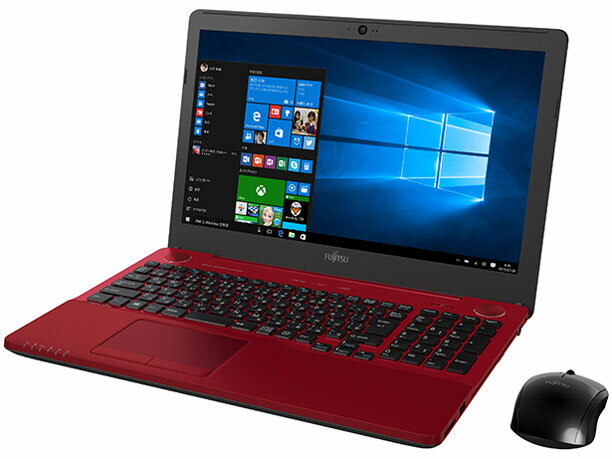 ノートパソコン office付き 新品 同様 訳あり 富士通 fujitsu FMV LIFEBOOK AH53/B2 2017年 発表 アウトレット Core i7-7700HQ Windows10 1TB(HDD) 8GB 15.6インチ 1920×1080 BD 無線LAN マウス FMVA53B2RKのサムネイル