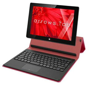 富士通タブレットPC FARQ30WRJ Arrows (Windows10/2in1/10.1インチ/64GB)一体型脱着キーボード付/ケーススタンド機能新品同様 訳あり 送料無料