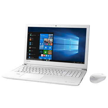 ノートパソコン office付き 新品 同様 【訳あり】 東芝 dynabook T55/CWS Core i5 -7200U Windows10 1TB(HDD) 4GB 15.6インチ フルHD BD 無線LAN ダイナブック Microsoft Office付属 PT55CWS-BJA3