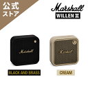 【セール中】Marshall 公式ストア WILLEN II Bluetoothスピーカー マーシャル ウィレン2 WILLEN2 国内正規品 ワイヤレス 小型 コンパクト ポータブル 防水 防塵 大音量 低音 重低音 高音質 アプリ対応 バッテリー保護機能 イコライザ 第2世代 USB