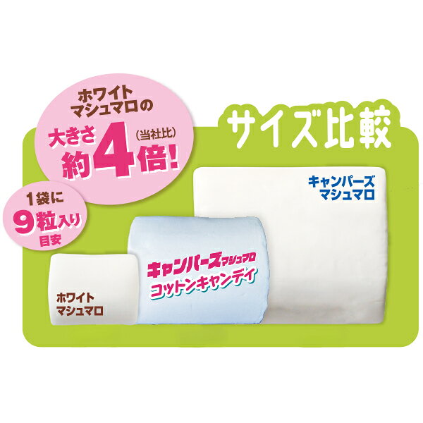 エイワ マシュマロランドの【数量限定】キャンパーズマシュマロ コットンキャンディ風味 　（姉妹品が登場）｜アングル3
