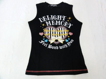 POPS LEMON DELIGHT MEMORY ラメプリント タンクトップ 130cm140cm150cm160cm大幅値下!! セール中!!
