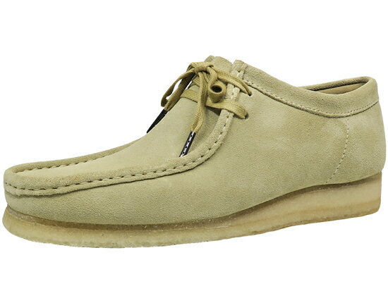 メンズモデル クラークス ワラビー ブーツ CLARKS WALLABEE BOOT MAPLE SUEDE LOW メイプル ローカット オリジナルス スエード メープル サンド