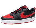 NIKE COURT BOROUGH LOW 2 GS iCL R[g o[ [ BLACK/UNIVERSITY RED ubN/bh LbYEfB[Xf