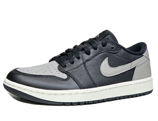 ゴルフシューズ NIKE AIR JORDAN 1 LOW GOLF ナイキ エア ジョーダン 1 ロー BLACK/GREY/SAIL シャドー ゴルフ スパイクレス