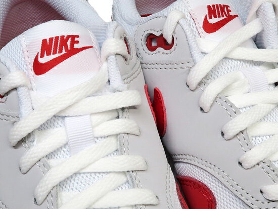 NIKE AIR MAX 1 GS ナイキ エア マックス 1 GREY/UNIVERSITY RED レディース キッ...