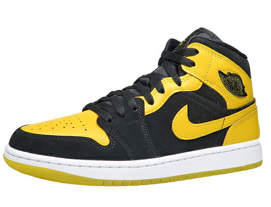 Rakuten - NIKE AIR JORDAN 1 MID SE ナイキ エア ジョーダン 1 ミッド BLACK/YELLOW ブラック イエロー 黒黄 貴黒