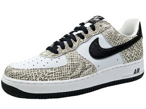 ナイキ エア フォース1 ロー レトロ 白スネーク スニーカー メンズ NIKE AIR FORCE 1 LOW RETRO TRUE WHITE/BLACK COCOA 2018年復刻 白蛇 白へび