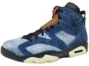 ナイキ エア ジョーダン 6 レトロ デニム メンズ バッシュ NIKE AIR JORDAN 6 RETRO WASHED DENIM