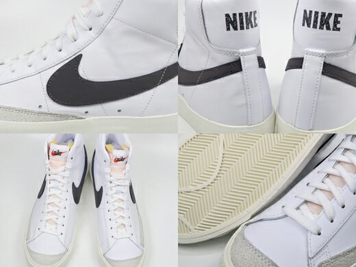 ナイキ ブレザー ミッド ヴィンテージ NIKE BLAZER MID '77 VINTAGE WHITE/THUNDER GREY-SAIL 白グレー