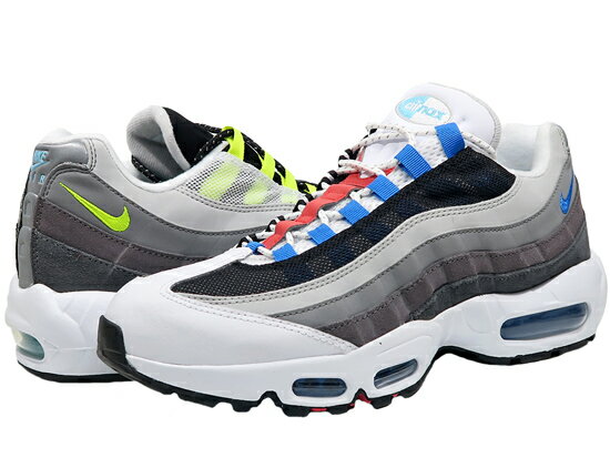 NIKEAIRMAX95QSGREEDYSPLITSTYLEマルチカラーナイキエアマックス95グリーディースプリットスタイル
