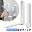 【2セット】折り畳みハンガー 壁掛けフック ドアハンガー コートハンガー マグネットハンガー ウォールフック フック 壁掛けハンガーラック ウォールハンガー 穴...
