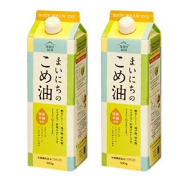 三和油脂 まいにちのこめ油 900g 2本セット こめ油 米油 植物ステロール 国産玄米 米ぬか 天ぷら お菓子 サラダ