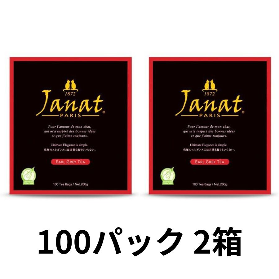 ジャンナッツ アールグレイ 2g×100P 2箱 紅茶 ティー ジャンナッツ アールグレイ あーるぐれい 水出し お湯出し 個包装のサムネイル
