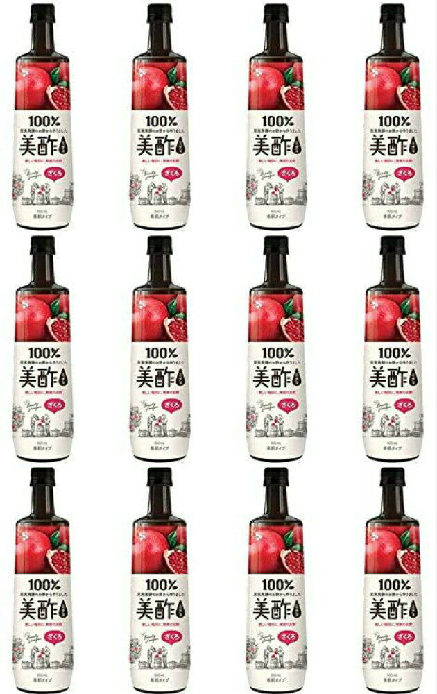 ミチョ ザクロ酢 美酢 健康 ダイエット 900ml 12本セット
