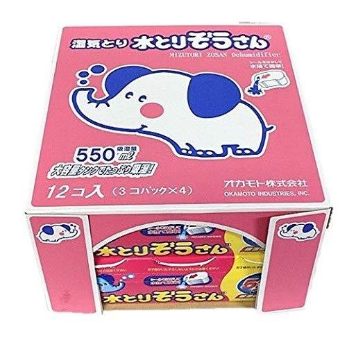 湿気とり 水とりぞうさん 550ml×12個 3個パック×4のサムネイル