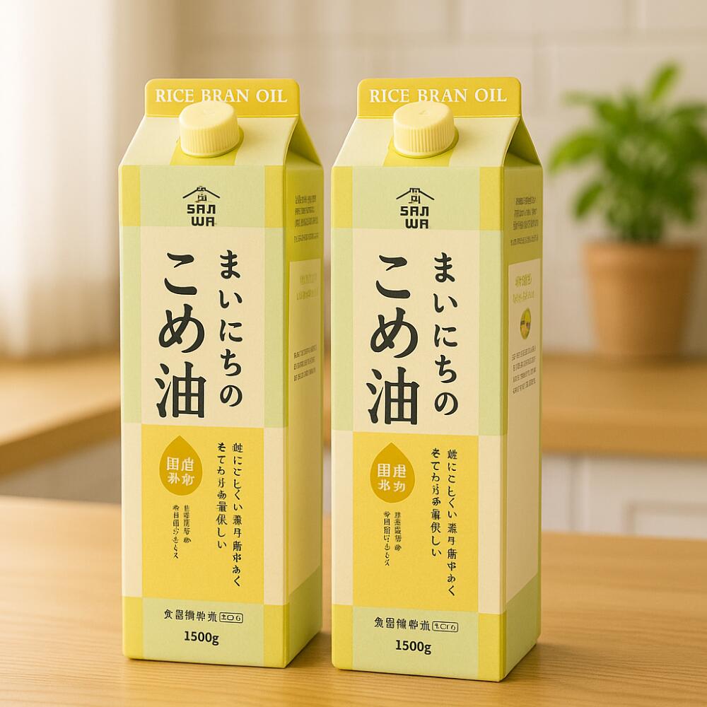三和 まいにちのこめ油　1500g　2個セット こめ油 米油 植物ステロール 国産玄米 米ぬか 天ぷら お菓子..