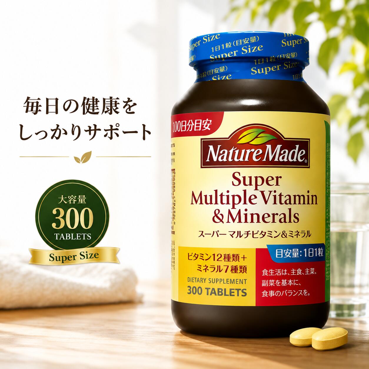 ネイチャーメイド スーパーマルチビタミン＆ミネラル 300粒
