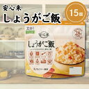 アルファー食品 安心米 しょうがご飯 100g×15個(3)