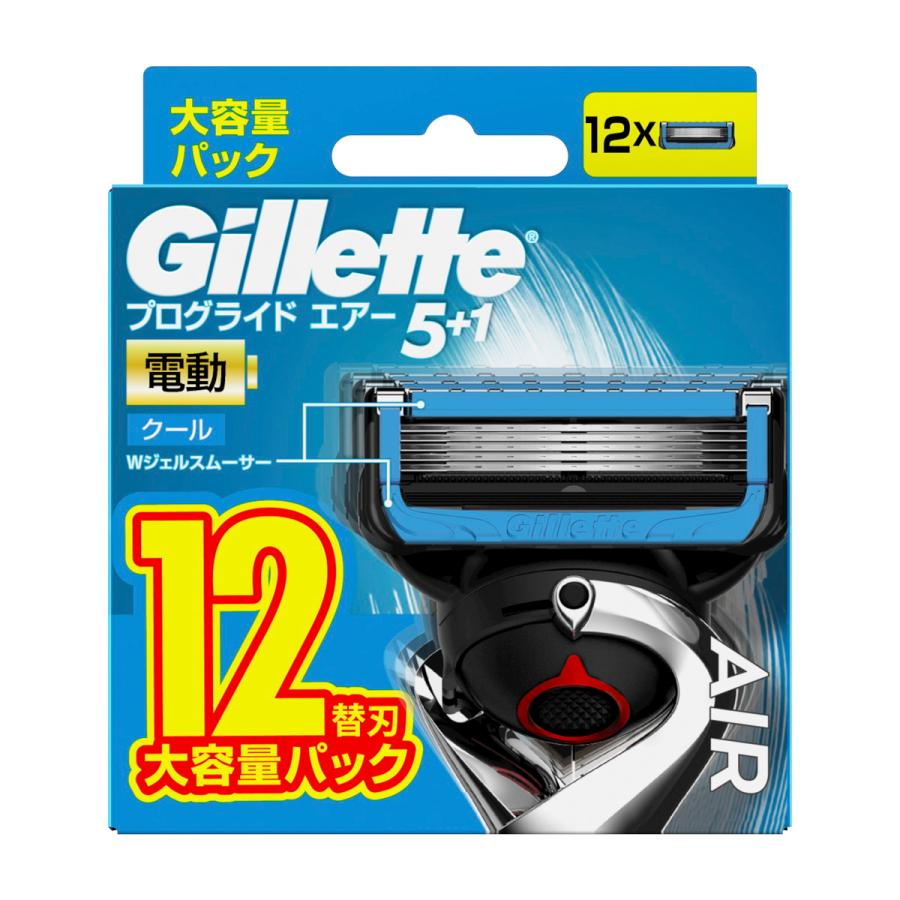 P&G ジレット プログライド エアー 電動 替刃 12個 カミソリ替え刃 1個