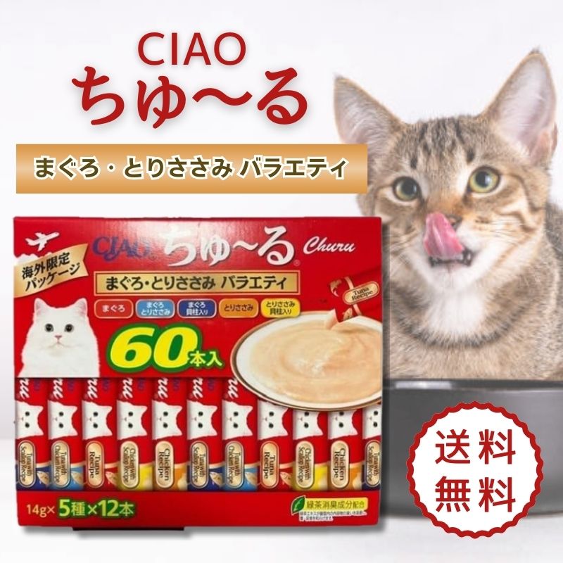 CIAO ちゅ〜る 60本入り3個180本 Amazon.co.jp: チャオ (CIAO) すごい乳酸菌ちゅ~る まぐろ