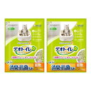 1週間消臭・抗菌デオトイレ 取り替え品 飛び散らない消臭・抗菌サンド 4L×2袋(4)