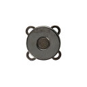 マグネット 縫付マグネット 14mm 黒ニッケル SUN14−116 マグネットボタン/14ミリ/ハンドメイド/手作り/【SUN商品】