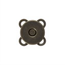 マグネット 縫付マグネット 14mm アンティックゴールド SUN14−117 マグネットボタン/14ミリ/ハンドメイド/手作り/【SUN商品】