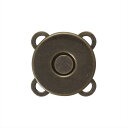 マグネット 縫付マグネット 18mm アンティックゴールド SUN14−121 マグネットボタン/18ミリ/ハンドメイド/手作り/【SUN商品】