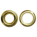 片面ハトメ 片面#25 ゴールド 8組入り SUN11-173 補強/ハンドメイド/手作り/手芸/【SUN商品】