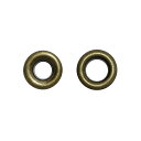 両面ハトメ 両面#300 アンティックゴールド 12組入り SUN11-184 ハトメ/ハンドメイド/手作り/手芸/【SUN商品】