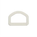 プラスチックDカン 白 25mm 2個入SUN16-30 Dカン/入園/入学/ハンドメイド/手作り/手芸/【SUN商品】
