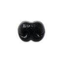 ドッグ ノーズ(鼻)幅8mm ブラック2ヶ1組ハマナカ H220-908-1犬/鼻/ノーズ/編み物/あみぐるみ/パーツ/副資材/手芸/ハンドメイド/手作り