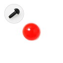 ソリッドアイ あみぐるみEYEレッド 直径4.5mm 6個入りハマナカ H221-345-5 あみぐるみ/パーツ/副資材/ハンドメイド/手芸/手作り