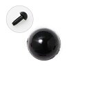ソリッドアイ あみぐるみEYEブラック 直径8mm 6個入りハマナカ H221-308-1 あみぐるみ/パーツ/副資材/ハンドメイド/手芸/手作り