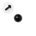 ソリッドアイ あみぐるみEYE ブラック 直径2mm 6個入りハマナカ H221-302-1 あみぐるみ/パーツ/副資材/ハンドメイド/手芸/手作り