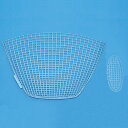 あみあみ立体バッグ(トート型) 白 ハマナカ H202-348-1(旧品番348-白) 編み物/エコクラフト/網/ホワイト/成形ネット/手芸/手作り/ハンドメイ...