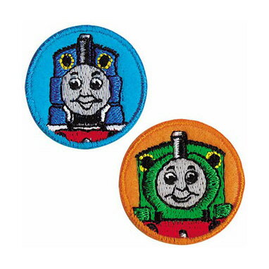 ワッペン　トーマス　パーシーオリムパス　C202きかんしゃトーマスキャラクターワッペン／入園／入学／ネームラベル／ネームテープ／アップリケ／アイロン／電車