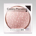 カントリーピンクッション ピンク クロバー Clover 23-049 針収納/シリコン加工/木素材/クッション/ハンドメイド/手作り/手芸