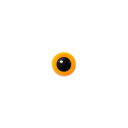 クリスタルアイ イエロー 7.5mm 2個入 ハマナカ H220-107-3(A-7)あみぐるみEYE/ 編みぐるみ/ 目玉 /手芸 /アニマルアイ /あみぐる...