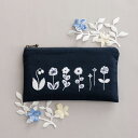 刺繍キット 星あかりの刺繍手帖 ポーチ 【十二花譜】 No.561 戸塚刺しゅう