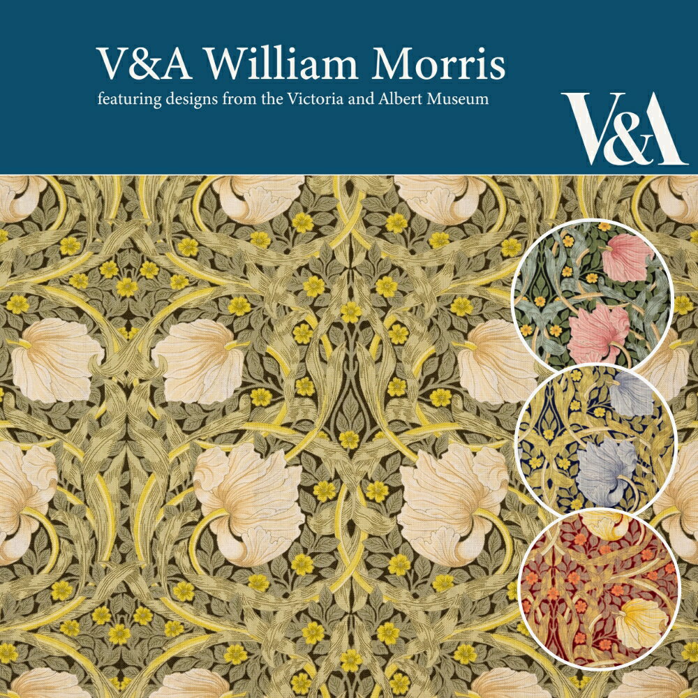 ウィリアムモリス Pimpernel ピンパーネル シーチング 生地【30cm以上10cm単位】【2mまでメール便可】VV A Arts and Crafts William Morris コットン100％ 108cm幅 薄手 VA10004 日傘