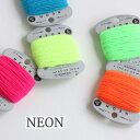 毛糸 ネオン 蛍光色 「NEON」 5g(約20m) アクリル100% ダルマ毛糸 横田株式会社