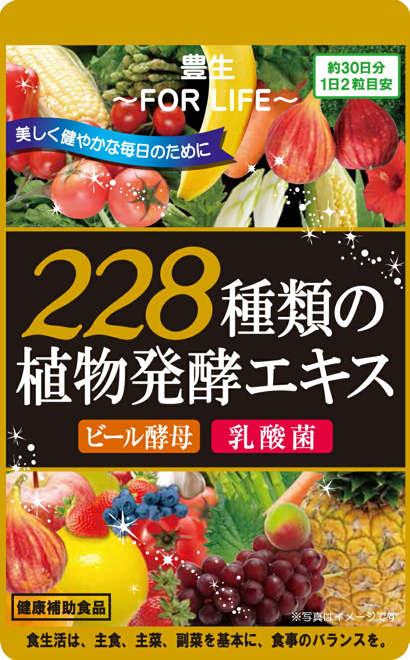 【100円クーポン有】【ゆうパケット対応】【送料無料】豊生　228種類の植物発酵エキス ◆ 井藤漢方 ...