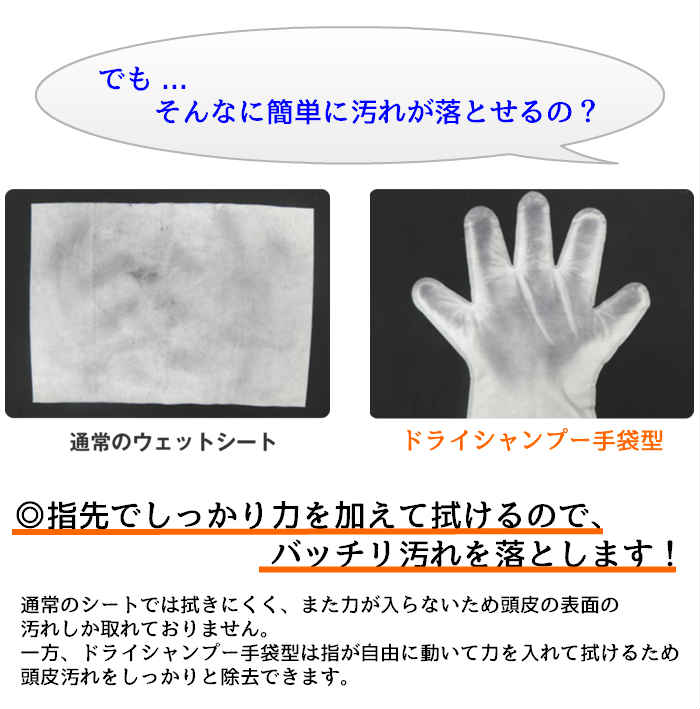 【送料無料】【ゆうパケット対応】ドライシャンプー手袋タイプ 10枚 手袋型 ウエットタオル 洗髪シート 介護 病気 ケガ 入院 アウトドア スポーツ 防災 フルーティフローラルの香り 日本製 国産 ポイント消費 レジャー キャンプ GW 3