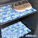 下駄箱除湿脱臭シート 消臭シート 消臭炭 靴箱シート 除湿 乾燥 活性炭 炭シート タンスシート 脱臭剤 炭消臭 国産 日本製 b型シリカゲル 滑り止めつき 切れる 雨の日 4枚セット 繰り返し使える 再生サイン 日本製 6か月 くつ クツ ニオイ消し 臭い