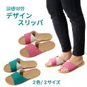 【100円クーポン有】涼感切替デザインスリッパ
