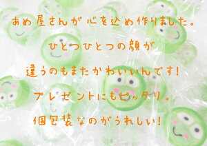 【あす楽】【ホワイトデー】【ギフト】【かえる】かえるあめ（メロン味）飴 あめ かえる かえるお菓子 動物あめ 個包装あめ ギフト ホワイトデー2024 バレンタイン2024