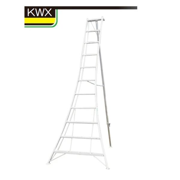 アルインコ三脚ハシゴ　KWX330【KWX-330】天端高さ：3.19m【園芸三脚はしご】