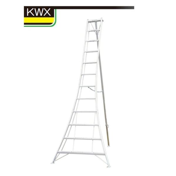 アルインコ三脚ハシゴ　KWX360【KWX-360】天端高さ：3.48m【園芸三脚はしご】